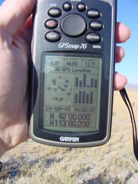 GPS reading