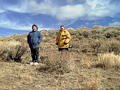 #3: The eastern hillside with some team members.