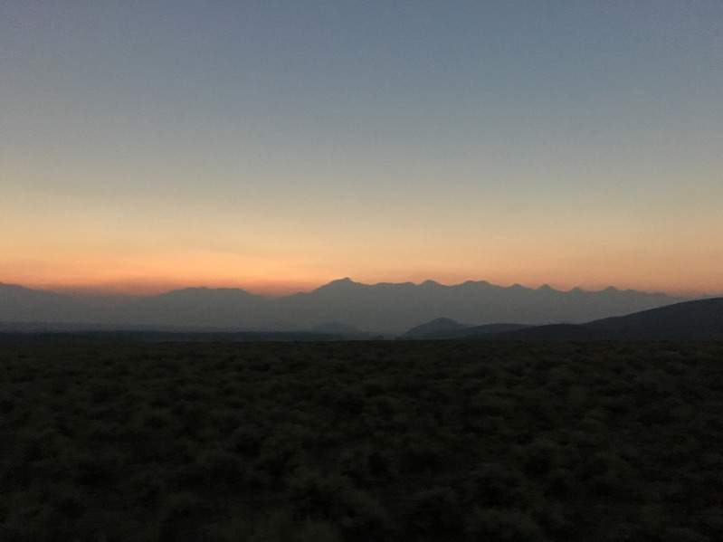 View East during totality