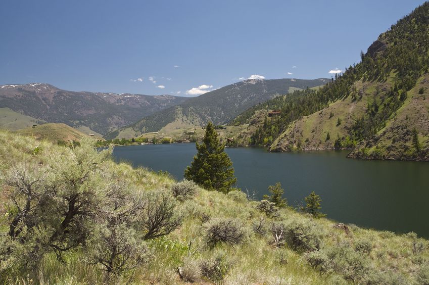 Williams Lake, seen en route to the confluence point 