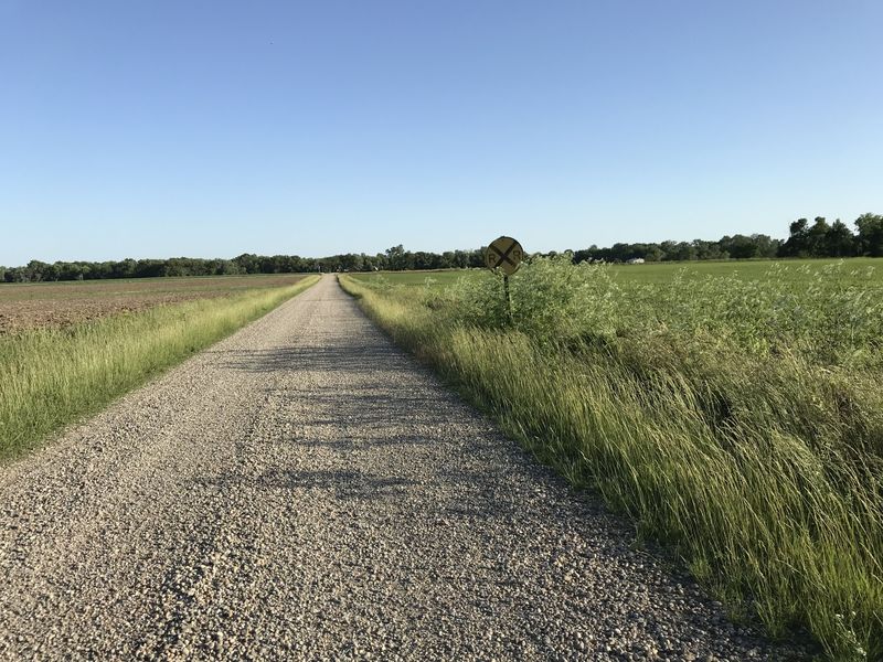 Nearest road to the confluence, running north-south, west of the point. 