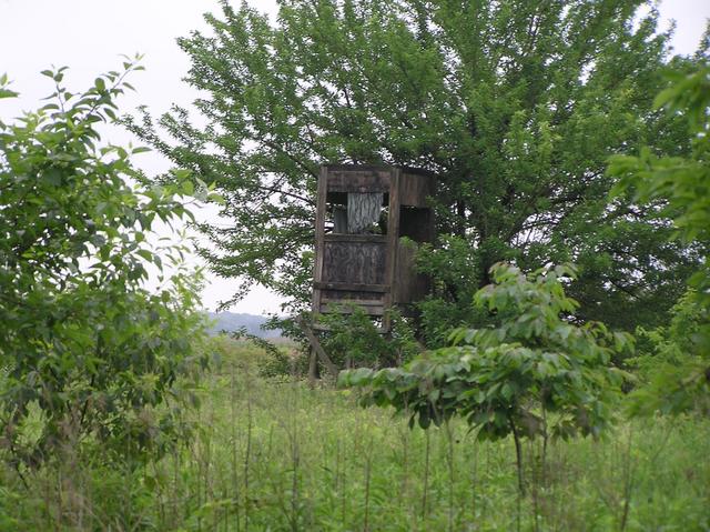 The only structure visible from the confluence site--to the southeast.