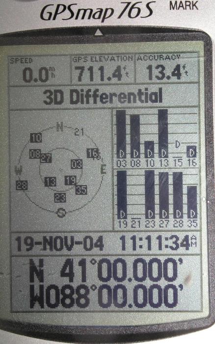 41N 88W - ten zeroes on the GPS