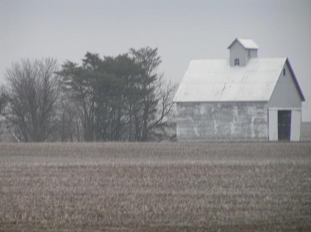 Closest structure to confluence, looking northeast.