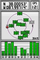 My GPS receiver at my closest approach to the point