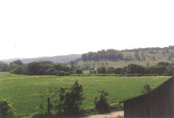 Looking southeast from the confluence