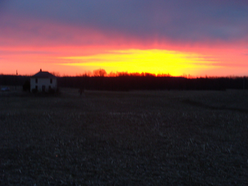 The Dawn of International Confluence Day 2011 in east central Indiana