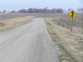 #6: Nearest road to the confluence, looking north from the starting point of the hike.