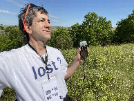 #3: Joseph Kerski at the confluence point. 