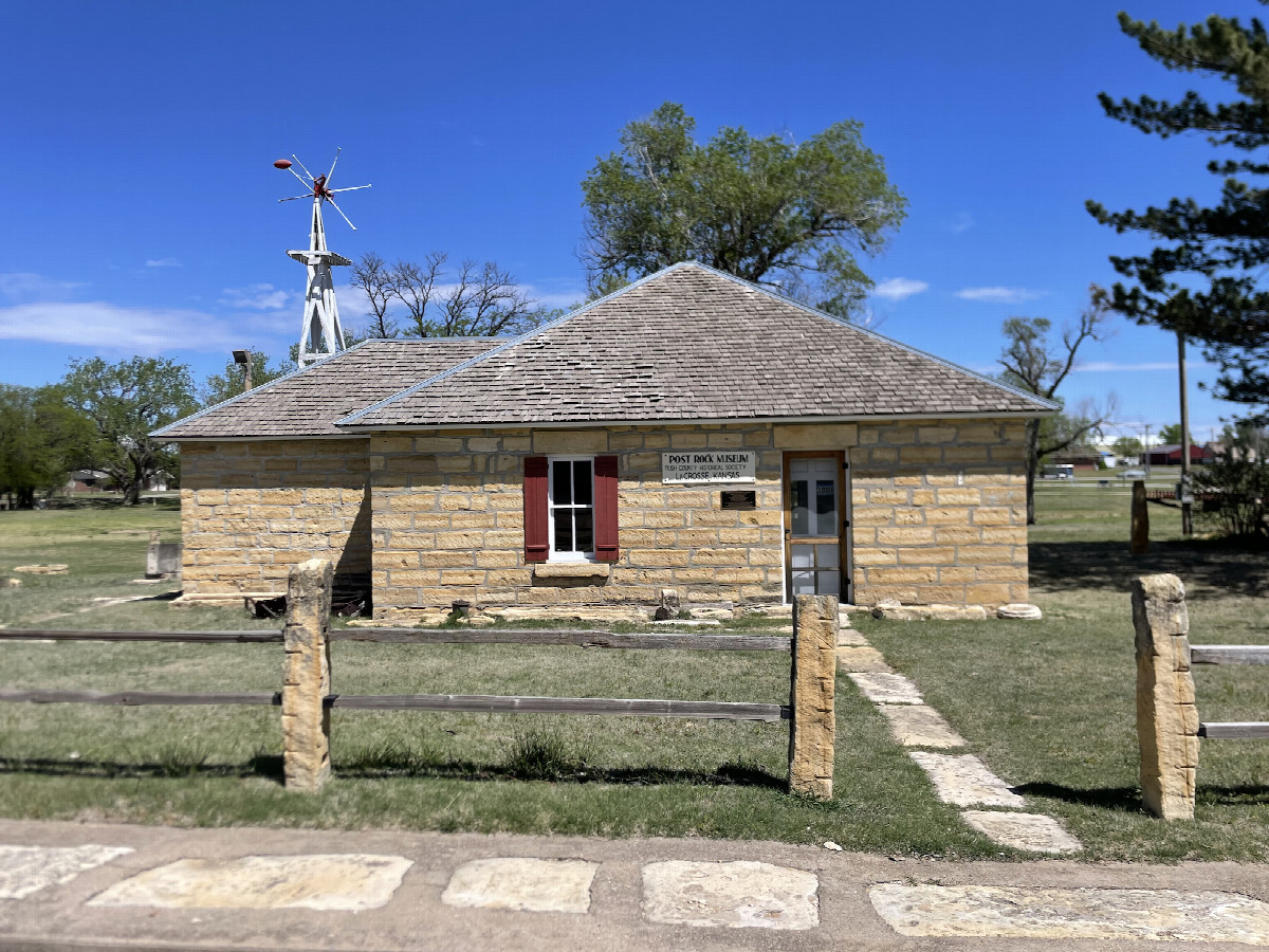 Post Rock Museum in La Crosse, Kansas