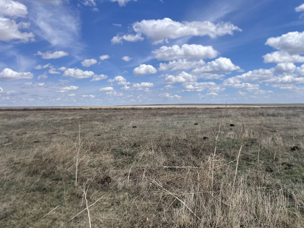 View to the SE, confluence in the foreground