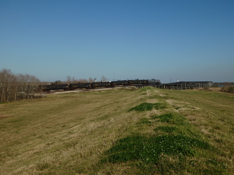 The dam and the cargo train