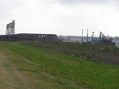 #5: View on top of the levee just south of the confluence, to the east.