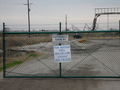 #6: Locked gate on Elaine Road.  