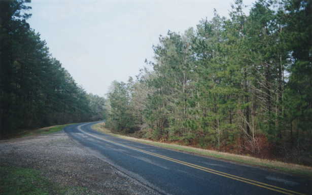 Looking west on LA 167.