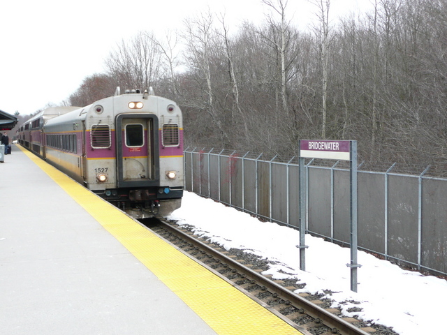 Commuter train to Boston