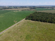 #9: View East, from 120m above the point