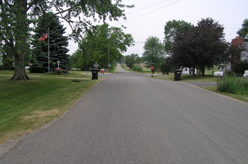 View to the west from the confluence.