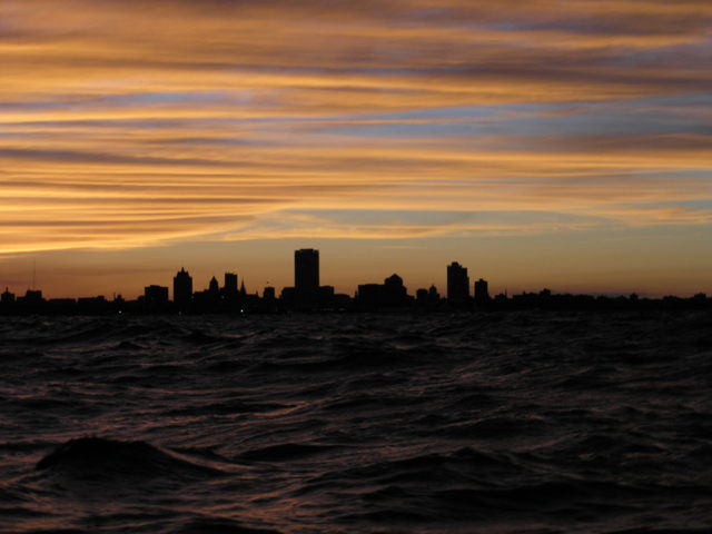 Leaving Milwaukee Harbor