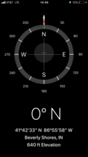 #2: GPS reading at the closest approach to the confluence. 