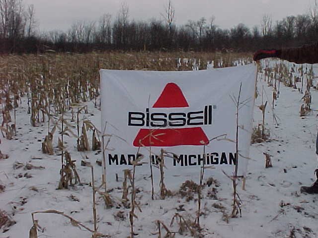 Monument located on site of confluence