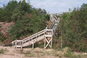 #6: The stairway leading from the scenic overlook to the beach.