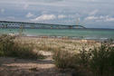 #9: The 5 mile long suspension bridge across the Straits of Mackinac. Picture was taken from the south side.