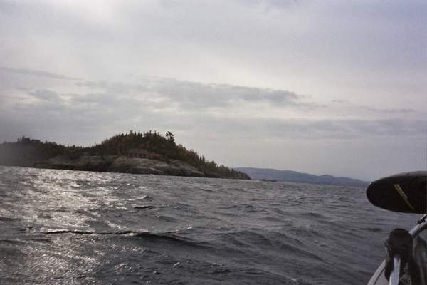 Huron Island travelling south from the Confluence