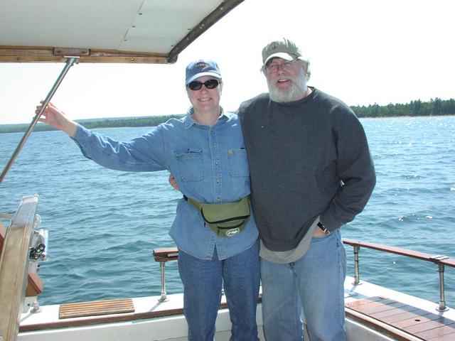 Dawn & Dave at confluence