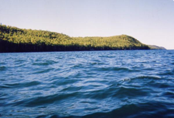 At the confluence looking westsouthwest.