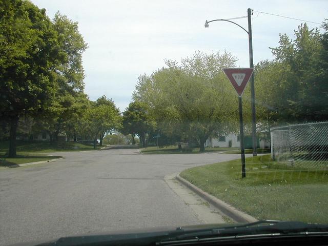 Parked on the street next to the lot, it's on my right