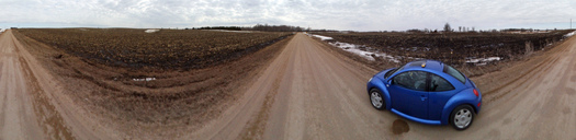 #1: Panoramic Shot from road