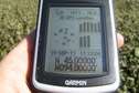 #3: GPS reading at the confluence point.