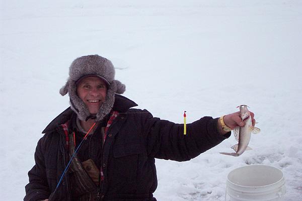 Just one of many colourful characters out on the lake. This fish went back to get bigger for next year.