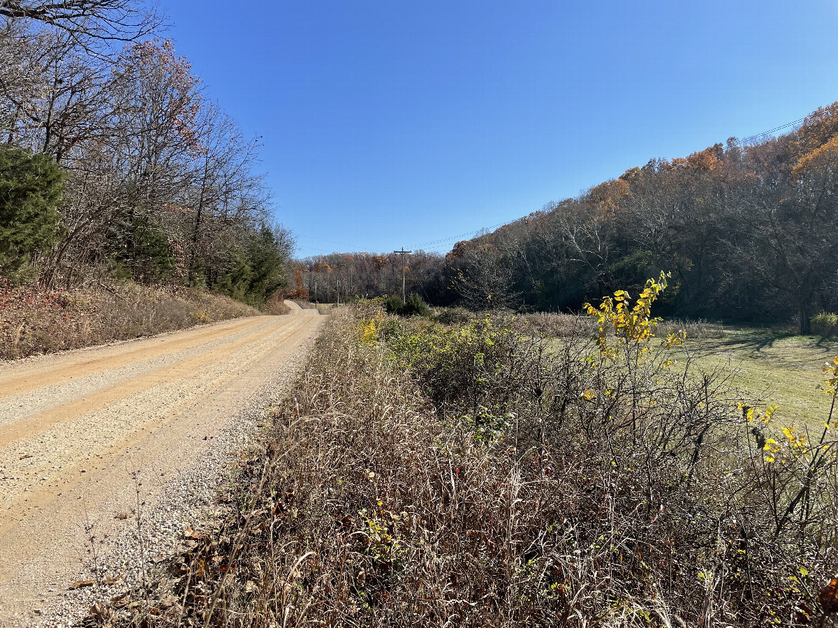 View SE toward the confluence in the foreground