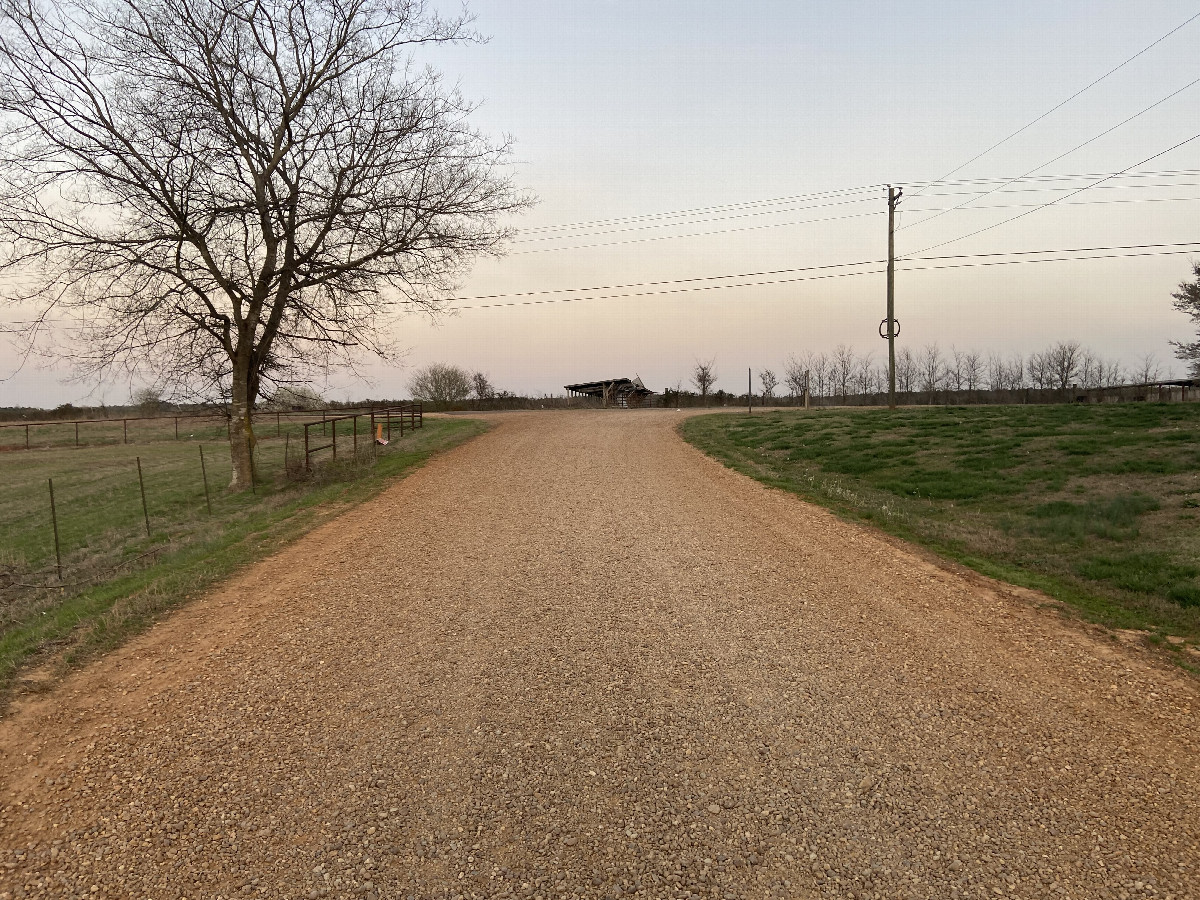 View to the east from the closest approach.