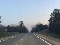 #8: Main road that is near the confluence--on its east side.