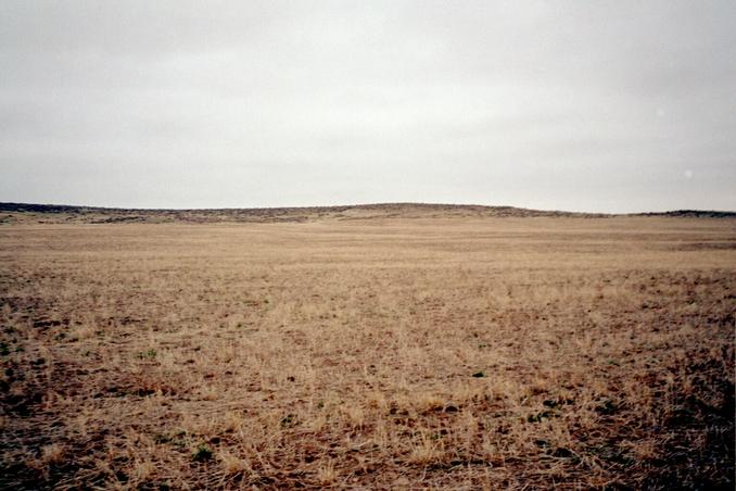 looking west from confluence