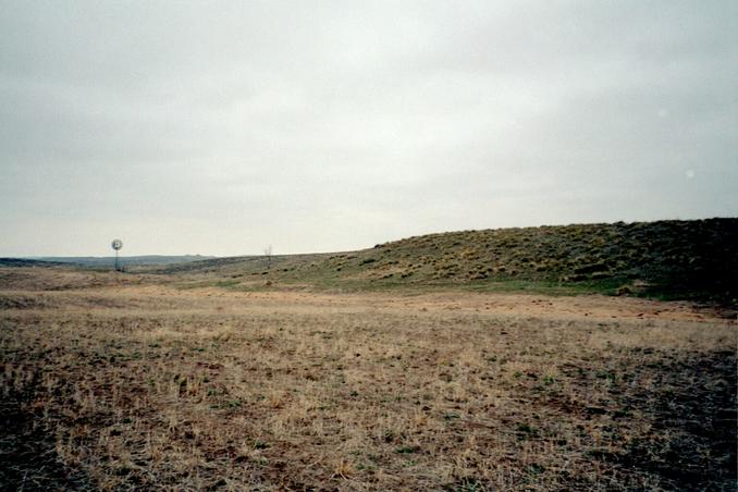 looking north from confluence