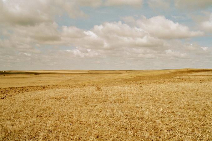 looking west from confluence