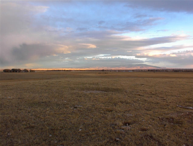 East view from knob with Big Snowy Mountains