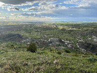 #12: Another amazing scene from the ridge south of the confluence point, looking north. 