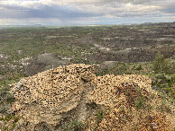 #8: A better view to the northwest from the confluence point. 