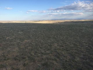 #1: Looking southeast with the confluence of 48 North 111 West in the foreground.