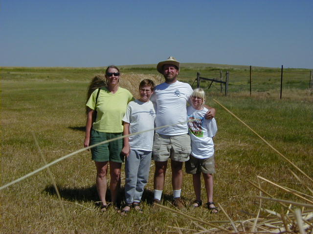 The intrepid crew. View is to the eastward.