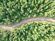 #7: Looking down on the point from a height of 120m