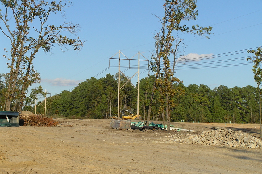 View to the northeast from the confluence.