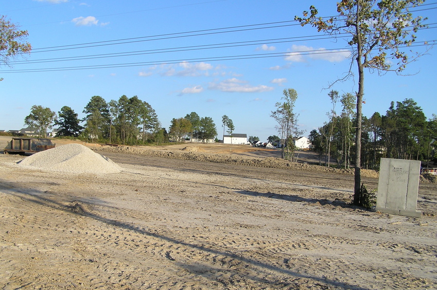 View to the east from the confluence.