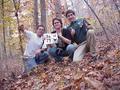 #2: Left to Right:  Tom Luther, Shannon White, and Joseph Kerski reach the confluence.