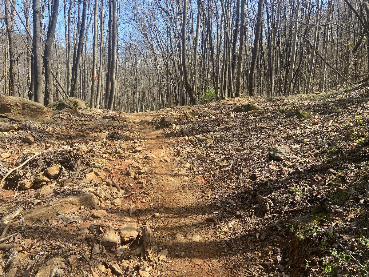 Nearest trail to the confluence point. 